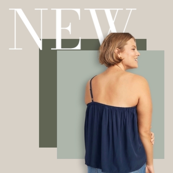2X - Old Navy | Soft-Woven One-Shoulder Top - Picture 6 of 8